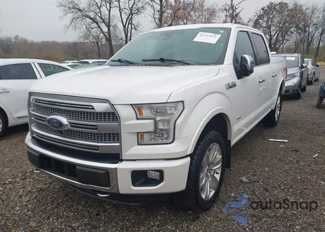 2016 Ford F-150 Platinum из США, поврежденный, VIN 1FTEW1EG6GFB95822